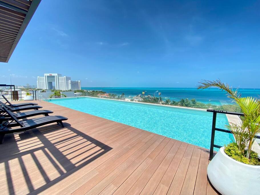 Apartament Panoramic Penthouse Cancún Zewnętrze zdjęcie